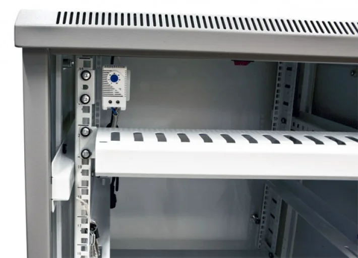 ALLNET Racks Rack 500 kg Freistehendes Gestell 22U Grau, Ansicht 3