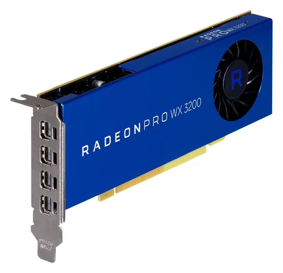 AMD Radeon Pro WX 3200 - Grafikkarten - Radeon Pro WX 3200, Ansicht 3