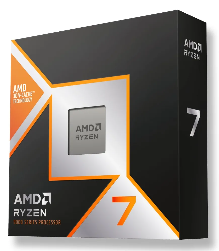 AMD Ryzen 7 9800X3D - 4.7 GHz - 8 Kerne - 16 Threads - Boxed (mit Kühler), Ansicht 2