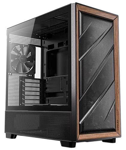 Antec FLUX - Mid tower - E-ATX - Seitenteil mit Fenster (gehärtetes Glas), Ansicht 3