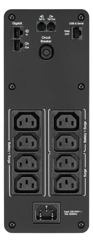APC Back-UPS Pro BR1600SI - USV - Wechselstrom 220-240 V, Ansicht 3