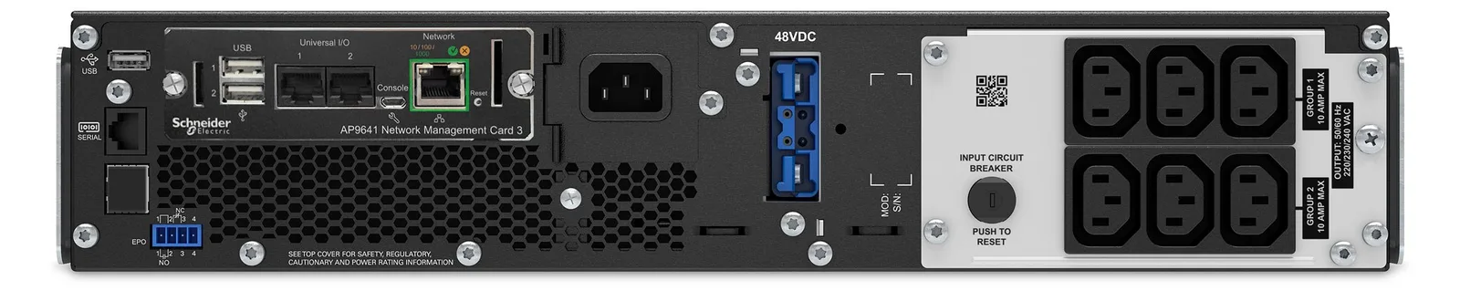 APC Smart-UPS SRT 1000VA RM - USV (Rack - einbaufähig) - Rackmount, Ansicht 3