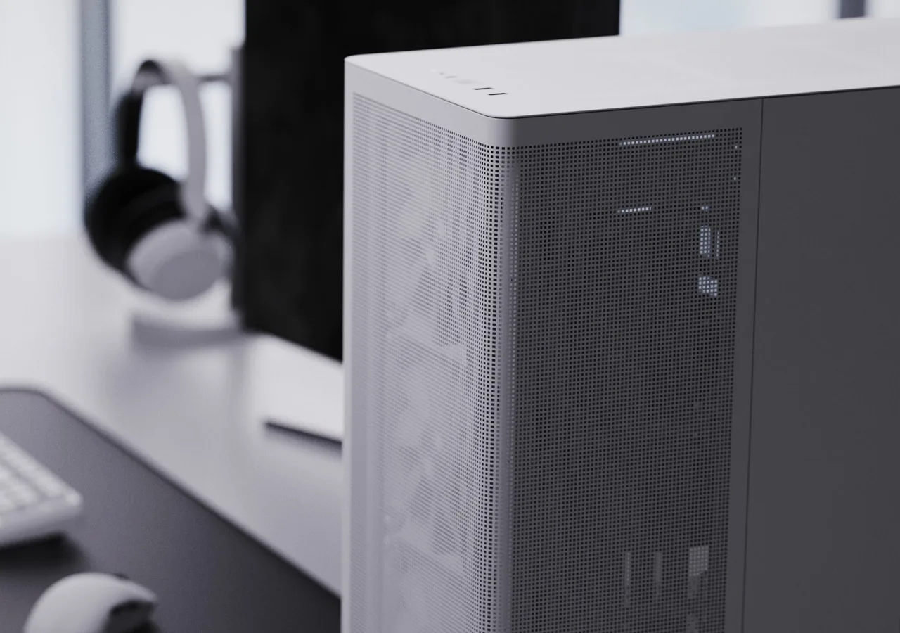 APNX Geh Midi C1-R-WT-v1 W/MicroATX/MiniITX - Midi/Minitower - Micro/Mini/Flex-ATX, Ansicht 4