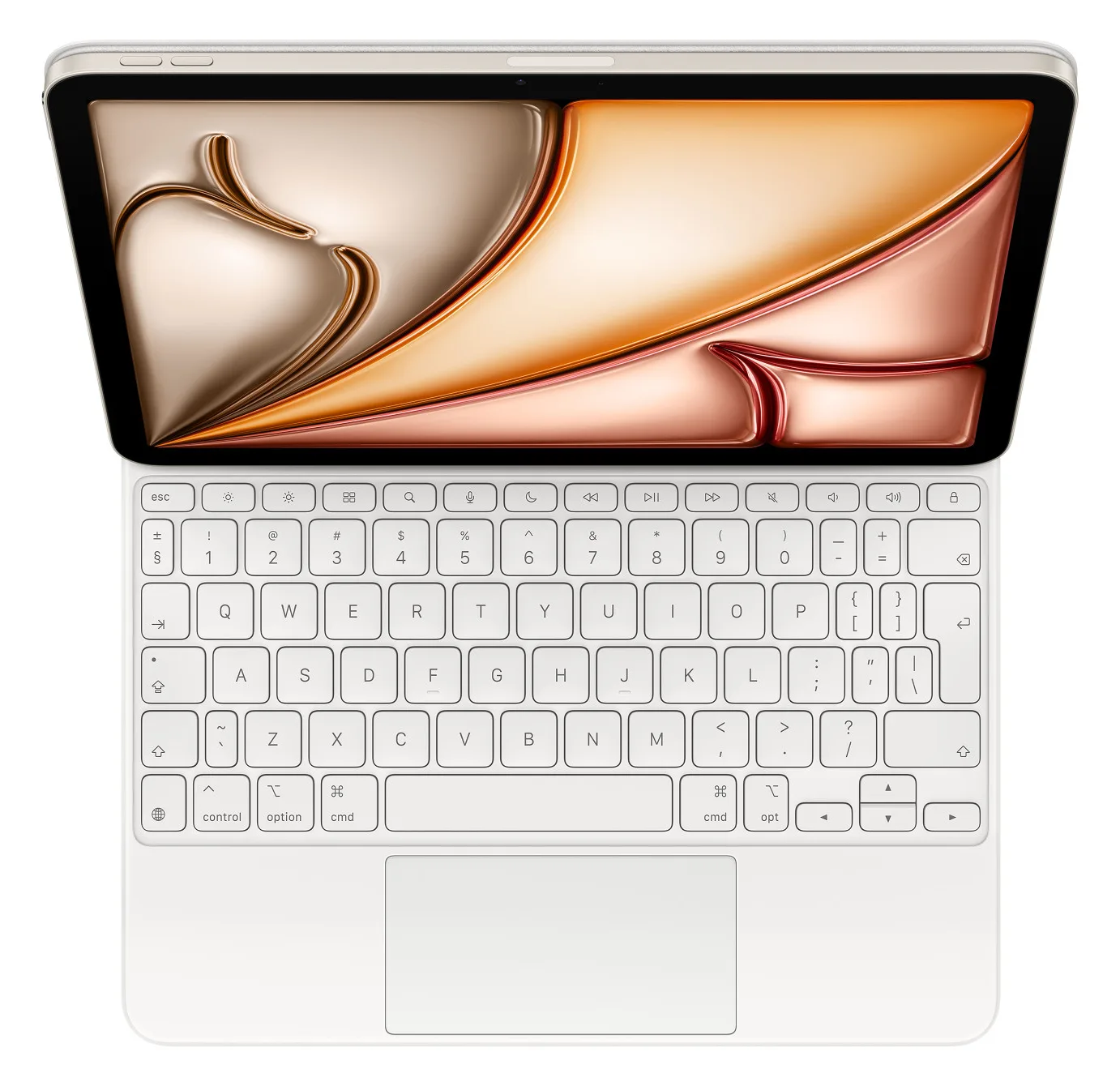 Apple Magic Keyboard - Tastatur und Foliohülle - mit Trackpad - Apple Smart connector - TL: UK, QWERTY, Ansicht 2