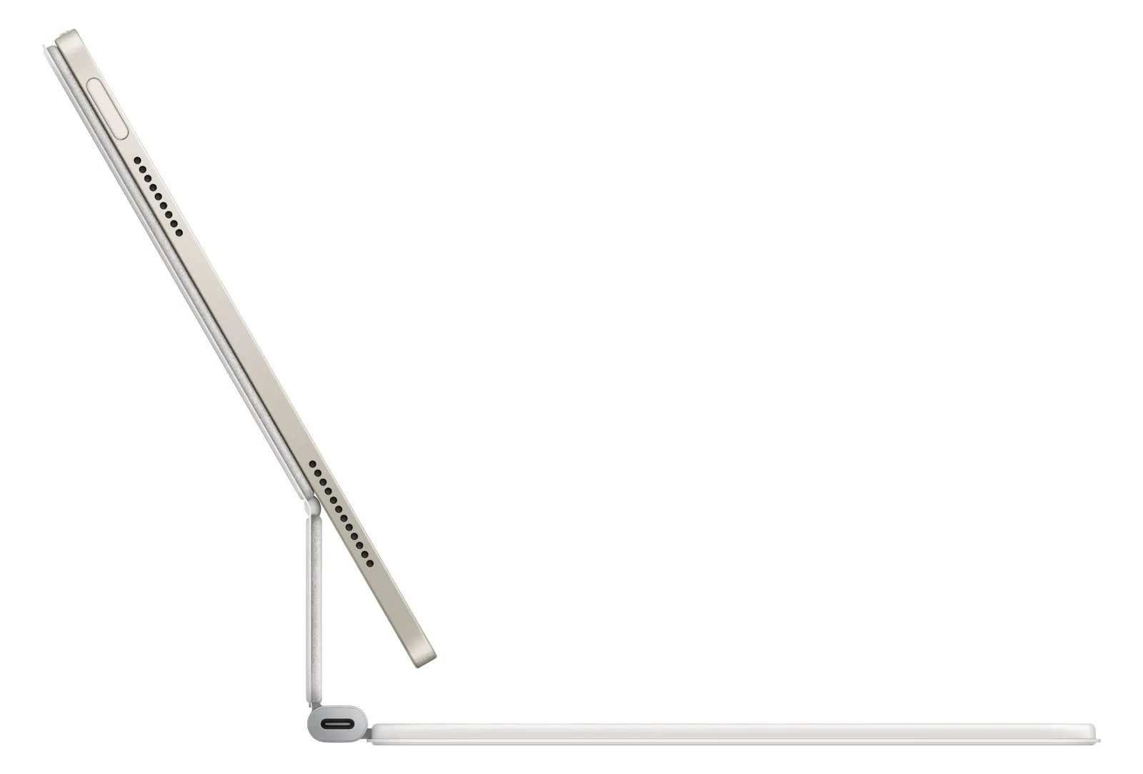 Apple Magic Keyboard - Tastatur und Foliohülle - mit Trackpad - Apple Smart connector - TL: UK, QWERTY, Ansicht 3