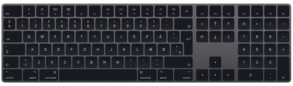 Apple Magic Keyboard with Numeric Keypad - Tastatur - TL: Nordisch, QWERTY