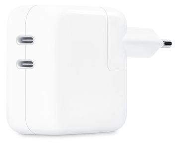 Apple Netzteil - 35 Watt - 2 Ausgabeanschlussstellen (24 pin USB-C) von LumaTech