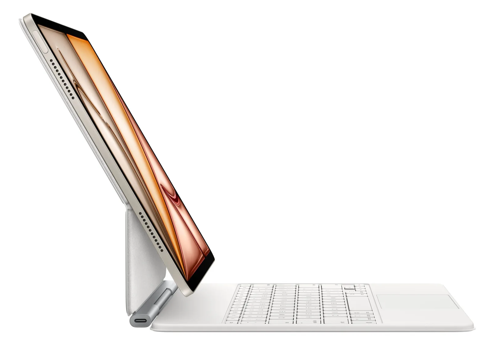 Apple Magic Keyboard - Tastatur und Foliohülle - mit Trackpad - Apple Smart connector - TL: Deutsch, QWERTZ, Ansicht 3