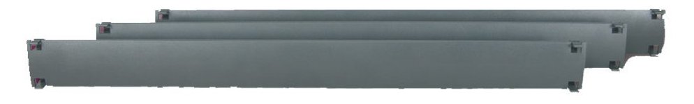 APRA apraNET Cover Panel - Rack-Blindabdeckungsplatte - RAL 7016, Anthracite Gray - 1U - 48.3 cm (19) von LumaTech