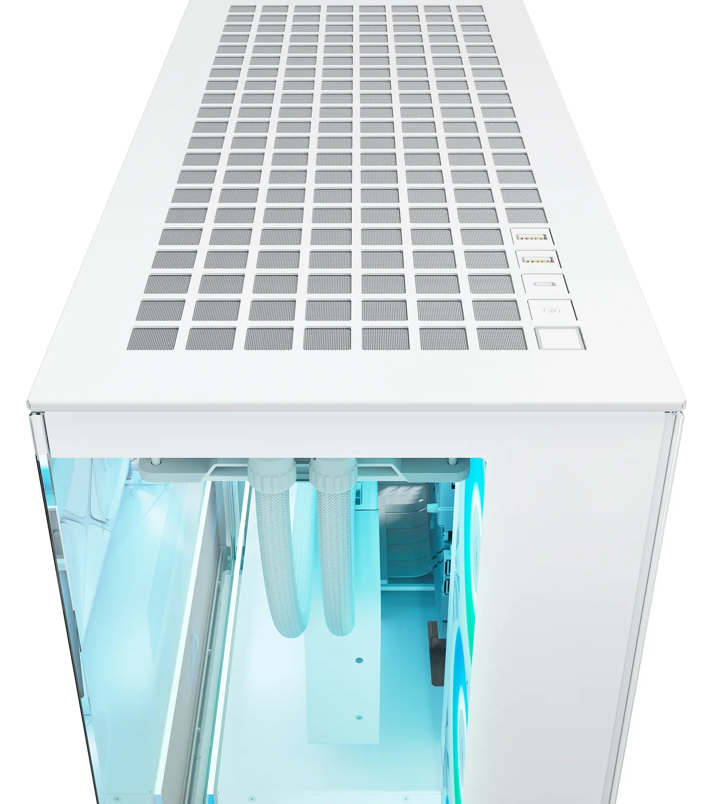 Arctic Geh Xtender White with GPU vertical mount - Midi/Minitower - ATX, Ansicht 3
