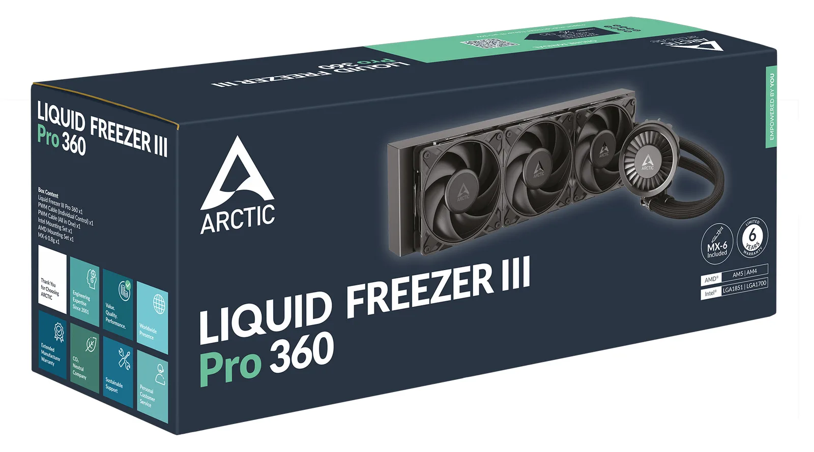 Arctic Liquid Freezer III Pro 360 - CPU-Kühler - AMD Sockel AM4 (Ryzen), Ansicht 2