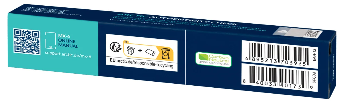 Arctic MX-6 - Wärmeleitpaste - 4 g - Grau, Ansicht 3