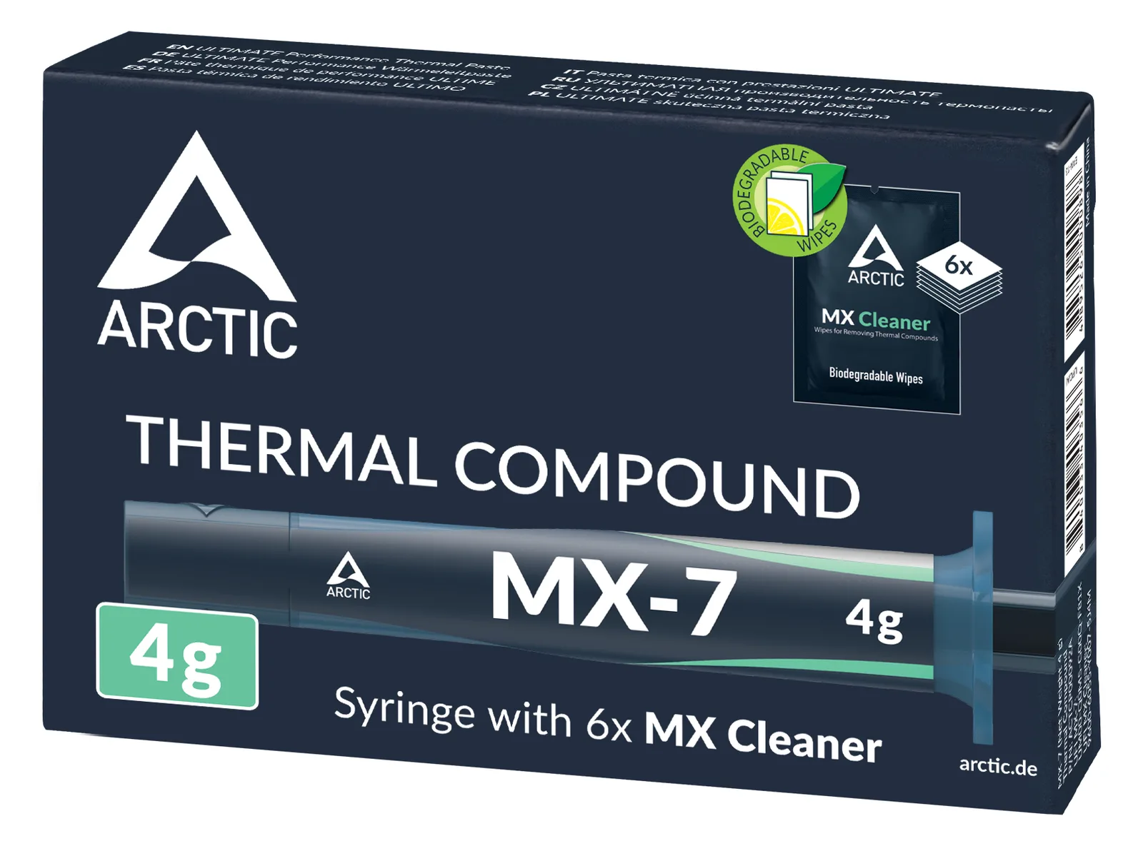 Arctic MX-7 4g mit 6x MX Cleaner - Wärmeleitpaste, Ansicht 2