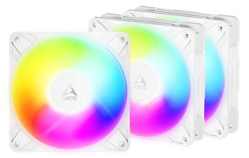 Arctic P12 Pro Reverse A-RGB weiß 3er Pack 120 mm - Gehäuse-Lüfter - 3.000 rpm von LumaTech