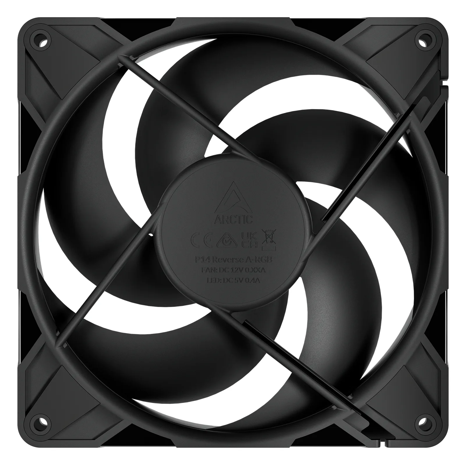 Arctic P14 Pro Reverse Gehäuseluefter 140mm PWM black - Gehäuse-Lüfter - 2.650 rpm, Ansicht 4