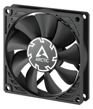 Arctic P8 Slim PWM PST - Gehäuselüfter - niedrige Bauform, mit Kabelsplitter - 80 mm - Schwarz von LumaTech