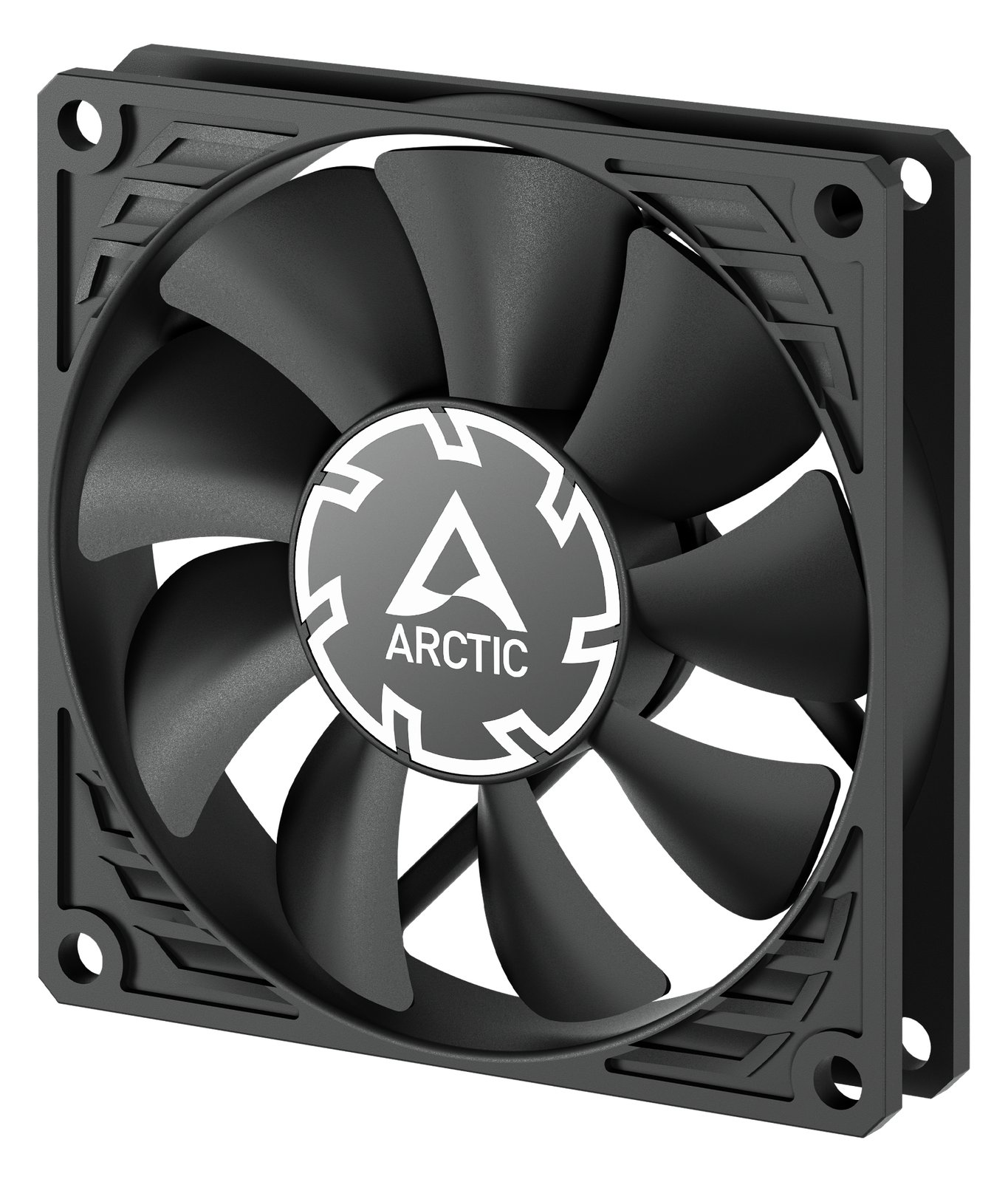 Arctic P8 Slim PWM PST - Gehäuselüfter - niedrige Bauform, mit Kabelsplitter - 80 mm - Schwarz von LumaTech