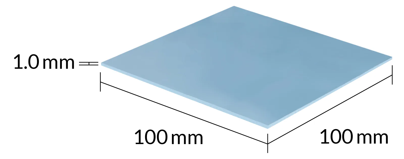 Arctic TP-3 - Thermo-Pad - Blau, Ansicht 2