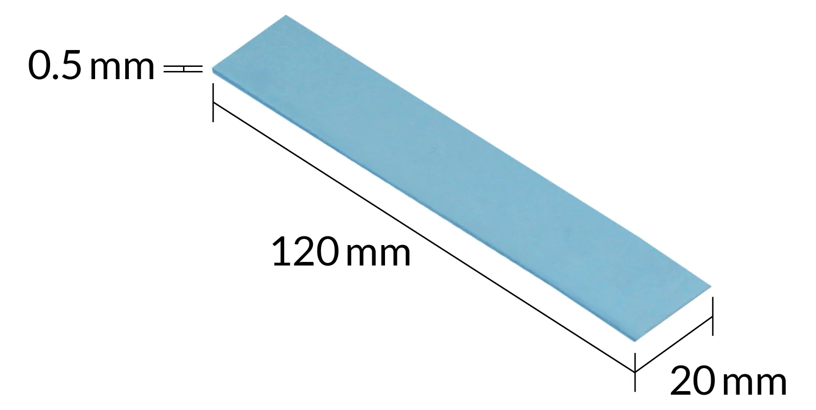 Arctic TP-3 - Thermo-Pad - Blau (Packung mit 4), Ansicht 2