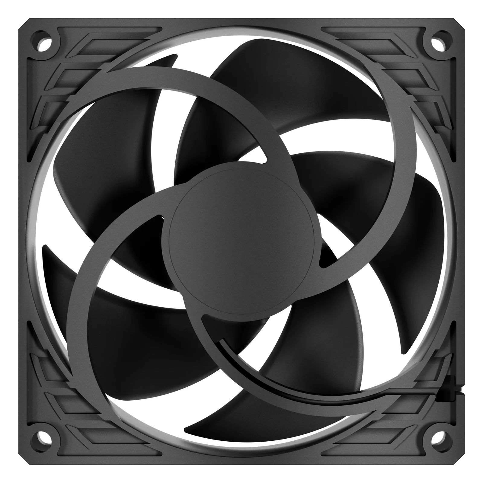 Arctic P9 PWM PST (Black) - 92 mm PWM-Lüfter mit Kabelsplitter, Ventilator, 9,2 cm, 65,97 m³/h, Schwarz, Ansicht 3