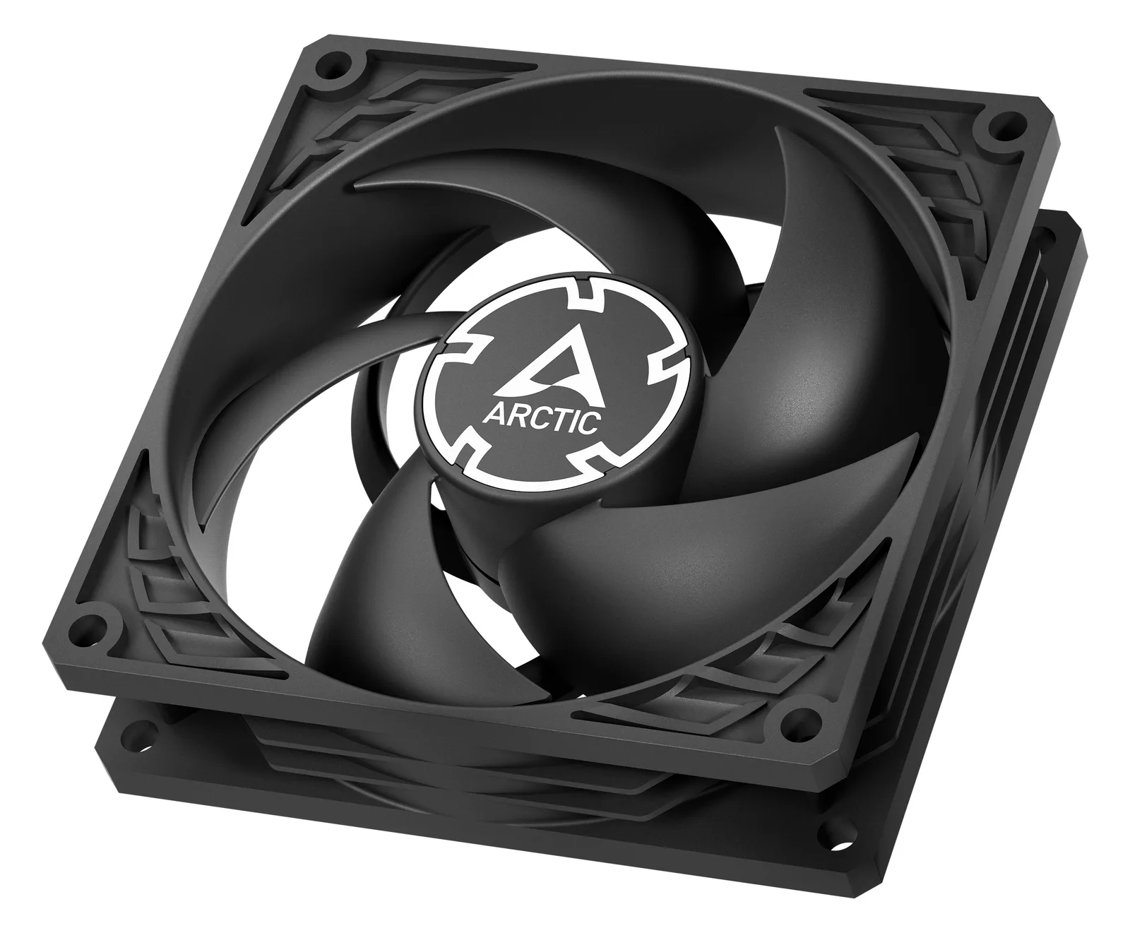 Arctic P9 PWM PST CO (Black) - 92 mm PWM-Lüfter mit Kabelsplitter, Ventilator, 9,2 cm, 65,97 m³/h, Schwarz, Ansicht 4