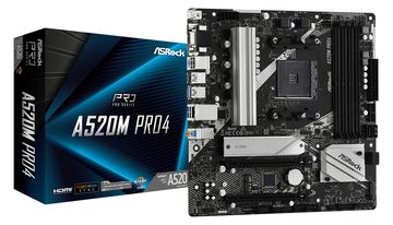 ASRock A520M Pro4 - Motherboard - micro ATX - Socket AM4 - AMD A520 Chipsatz - USB-C Gen1, USB 3.2 Gen 1 - Gigabit von LumaTech