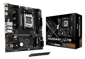 ASRock A620AM-X WIFI - Motherboard - micro ATX - Socket AM5 - AMD A620A Chipsatz - 2.5 Gigabit LAN, Wi-Fi, Bluetooth von LumaTech