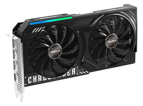 ASRock Challenger Intel Arc B570 10GB OC - Grafikkarten, Ansicht 4