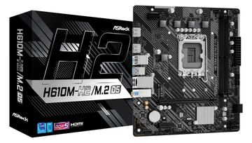 ASRock H610M-H2/M.2 D5 Intel H610 1700 Micro ATX 2 DDR5 2 HDMI GB LAN PCIe4 1x M.2 von LumaTech