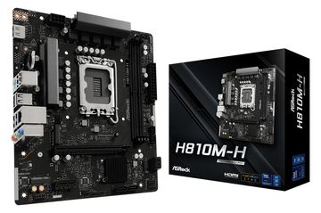 ASRock H810M-H Dimms 4STATA3 USB3.2 GB-LAN - DDR5 - Intel Sockel 1851 (Core Ultra 100&200) - Micro/Mini/Flex-ATX von LumaTech