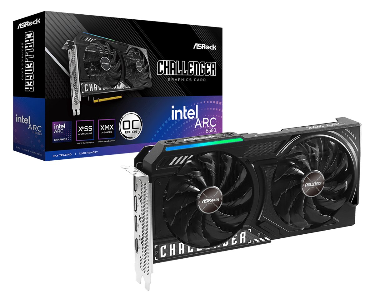 ASRock Intel ARC B580 CL 12GO VGA Card von LumaTech