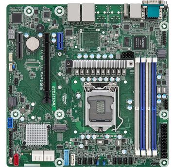 ASRock Rack E3C252D4U - Motherboard - micro ATX - LGA1200-Sockel - C252 Chipsatz von LumaTech