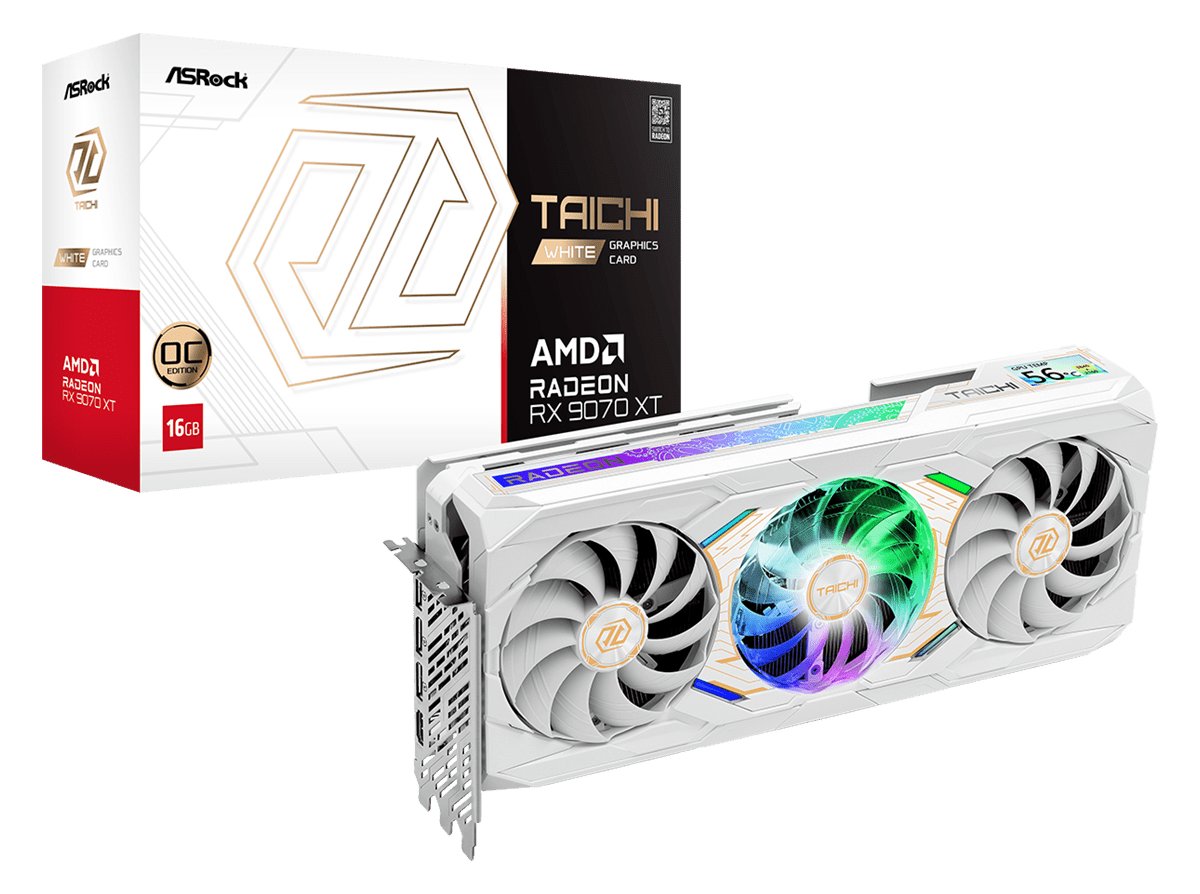 ASRock RX9070XT TCW 16GO DDR6 HDMI/3xDP - 16.384 MB von LumaTech