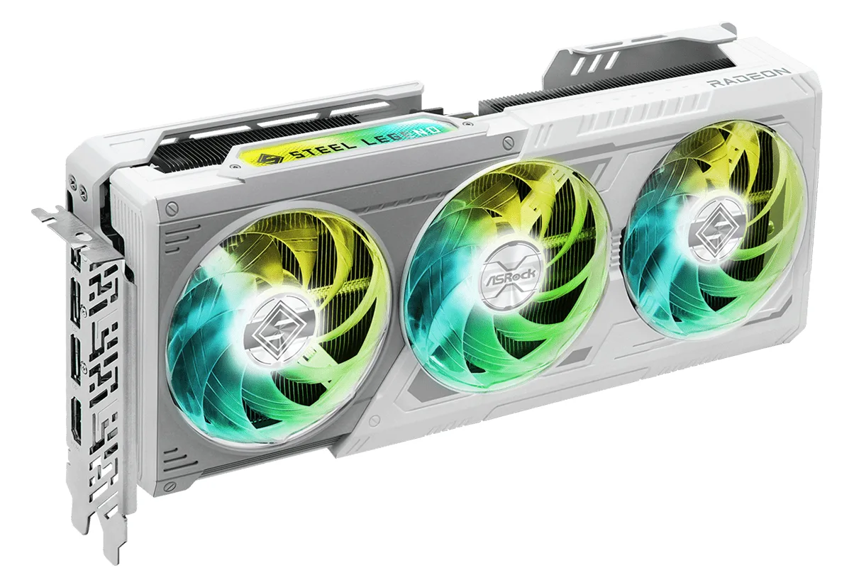 ASRock Steel Legend Radeon RX 9070 XT 16GB - Grafikkarten, Ansicht 3