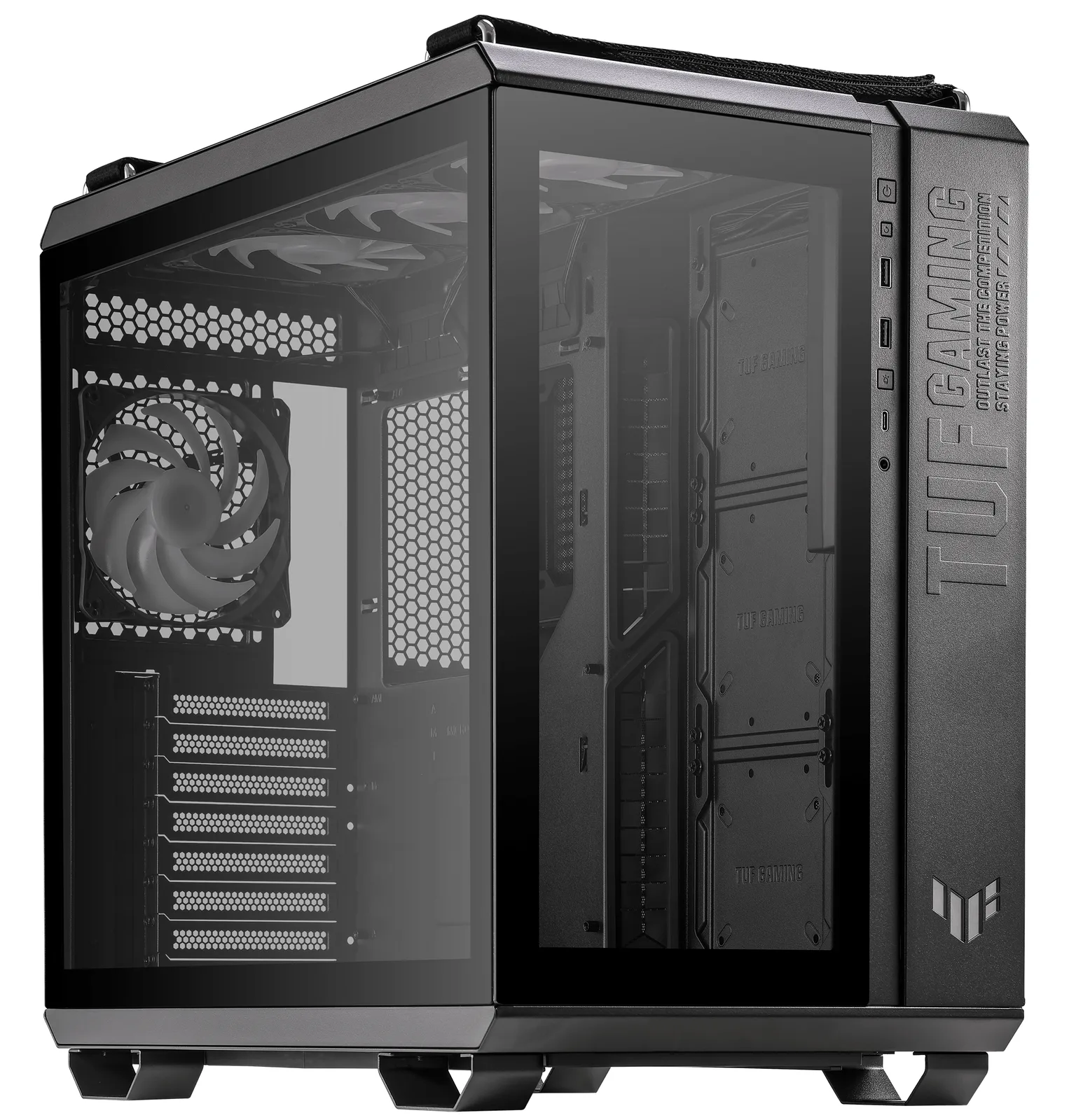 ASUS Case Asus TUF GT502 PLUS TG Gaming Black, Ansicht 3