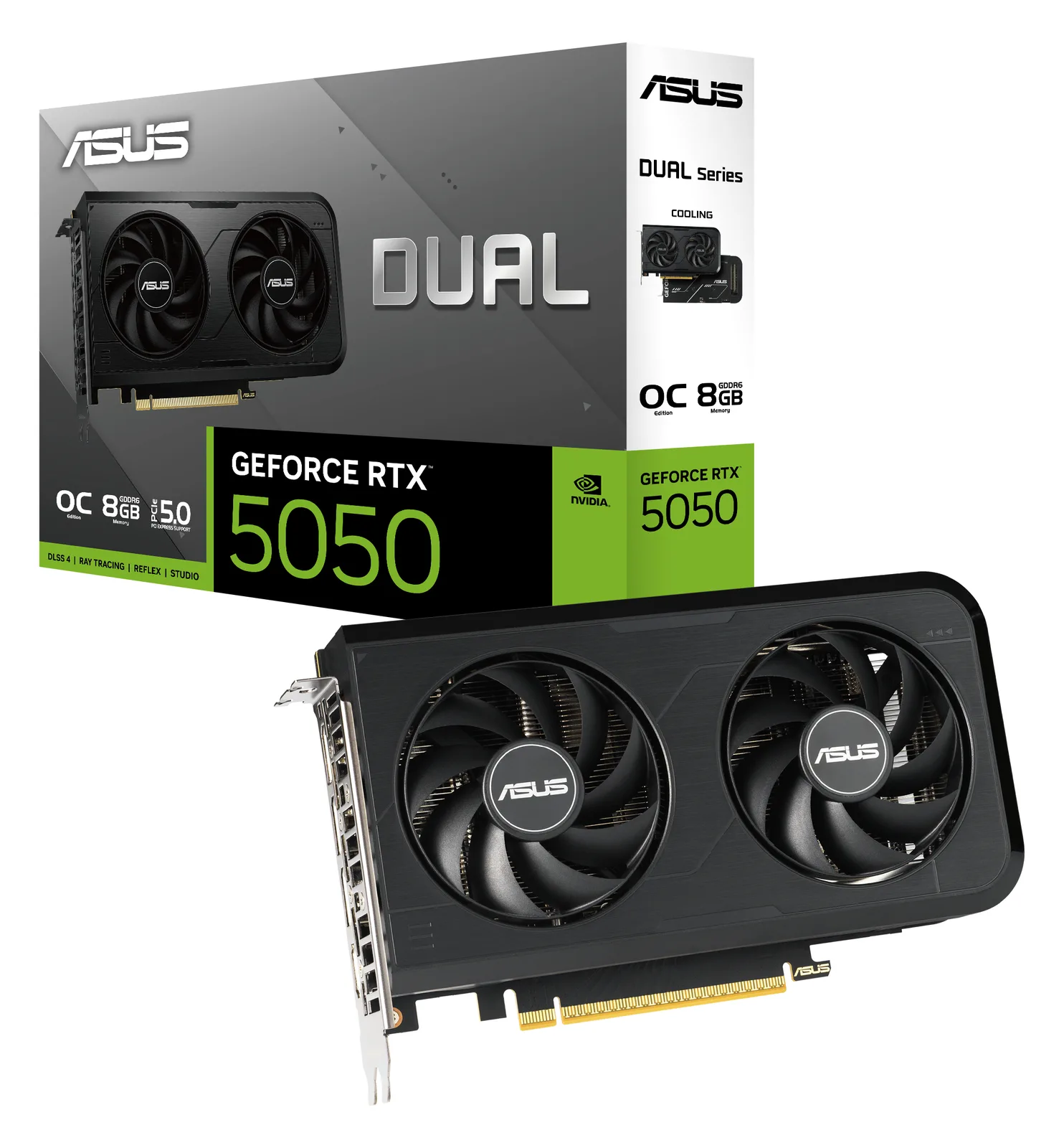 ASUS Dual - OC Edition - Grafikkarte - GeForce RTX 5050, Ansicht 3