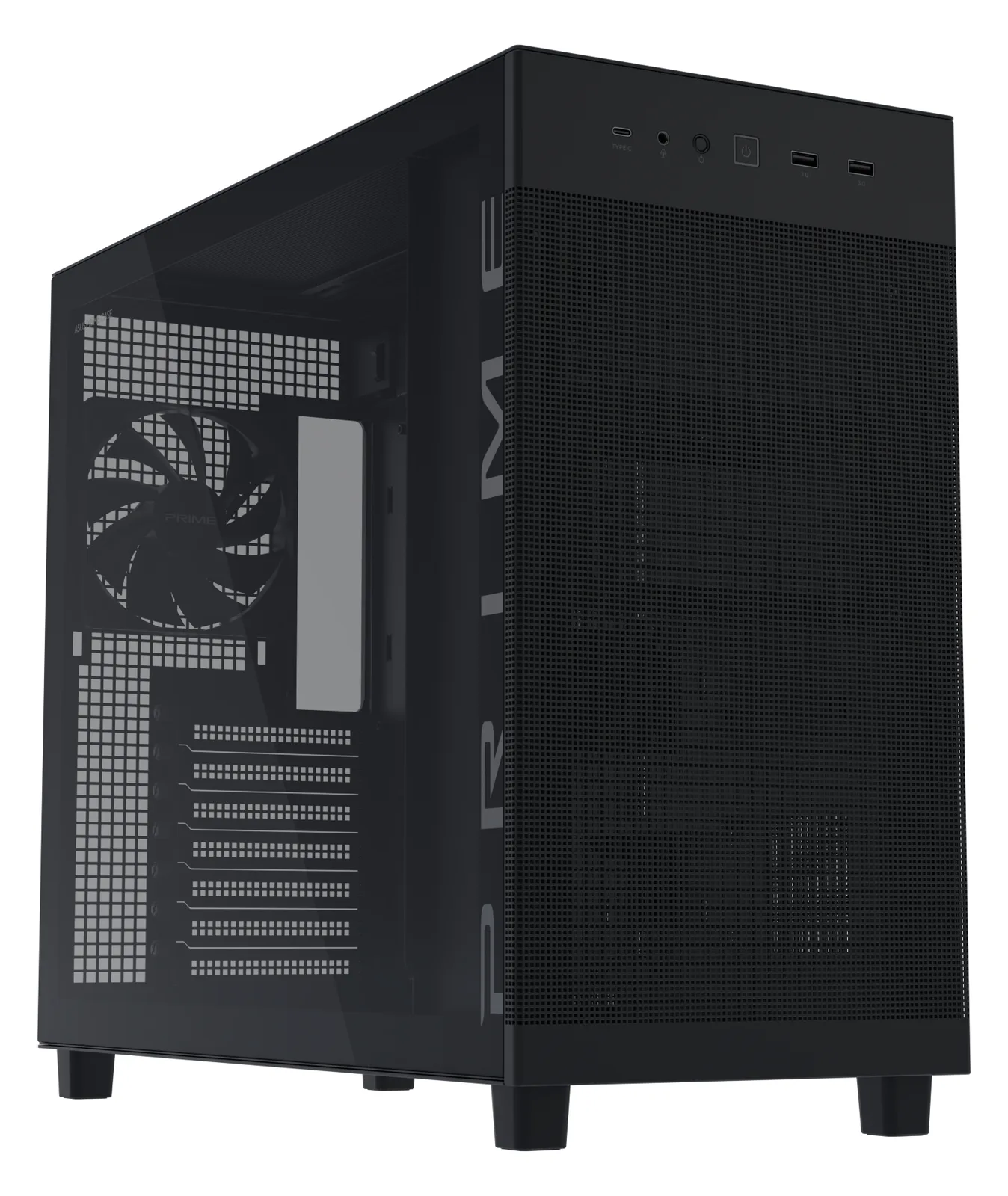 ASUS Geh Prime Ap303 Tg Black - Midi/Minitower - ATX, Ansicht 2