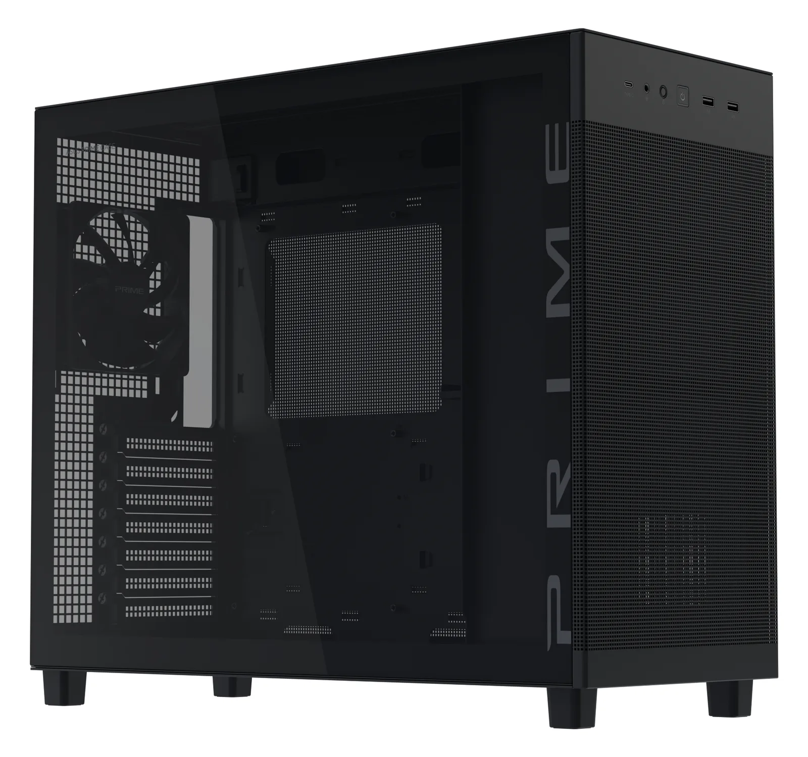 ASUS Geh Prime Ap303 Tg Black - Midi/Minitower - ATX, Ansicht 3