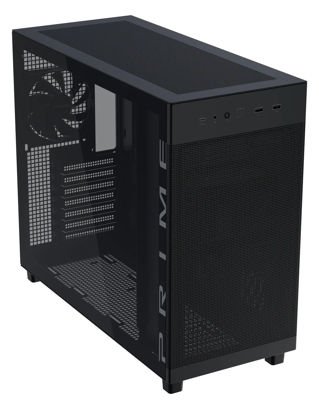 ASUS Geh Prime Ap303 Tg Black - Midi/Minitower - ATX, Ansicht 4