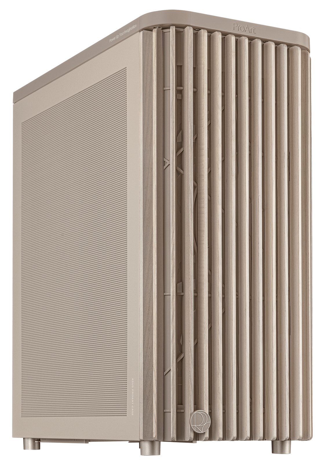ASUS Geh ProArt Pa401 Wood Mesh Pwm beige - Gehäuse - ATX - Midi/Minitower - ATX von LumaTech