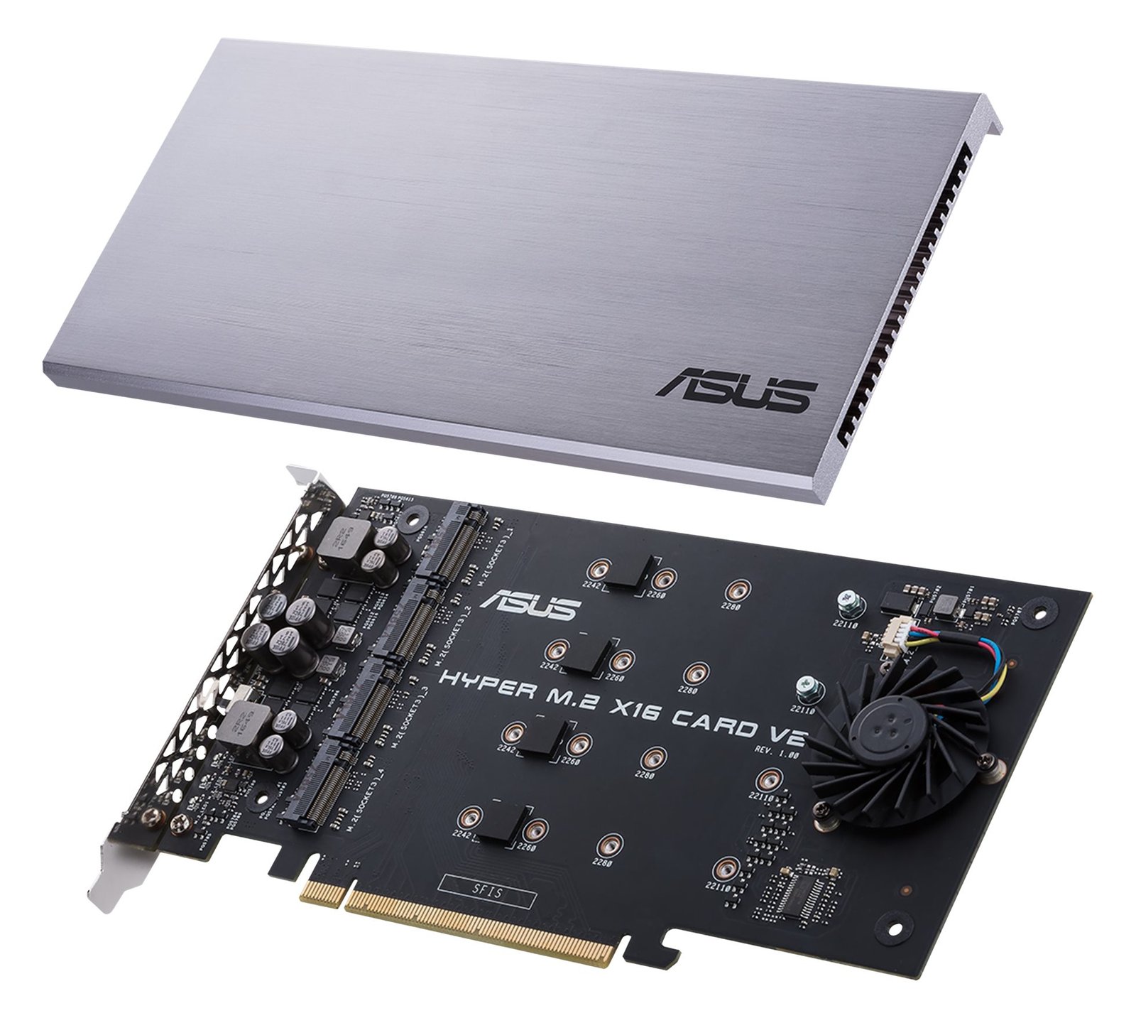 ASUS HYPER M.2 X16 CARD V2 - Schnittstellenadapter von LumaTech