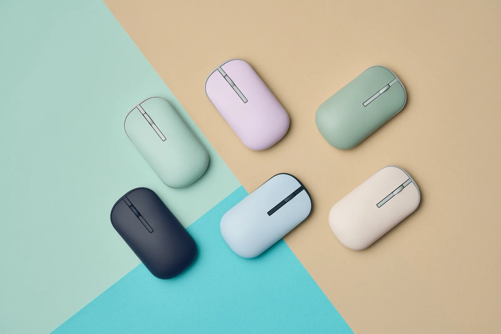 ASUS MD100 - Maus - rechts- und linkshändig - optisch - kabellos - 2.4 GHz, Bluetooth 5.0 LE, Ansicht 2