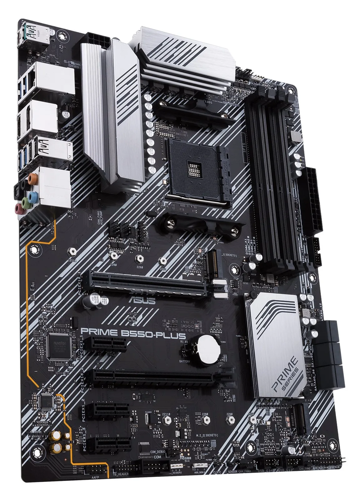 ASUS PRIME B550-PLUS - Motherboard - ATX - Socket AM4 - AMD B550 Chipsatz, Ansicht 3