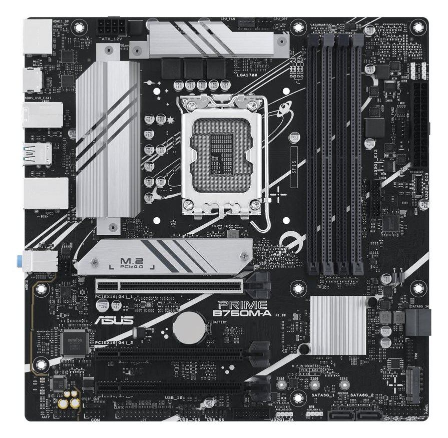 ASUS PRIME B760M-A-CSM - Motherboard - micro ATX - LGA1700-Sockel - B760 Chipsatz - USB 3.2 Gen 1, USB 3.2 Gen 2 von LumaTech