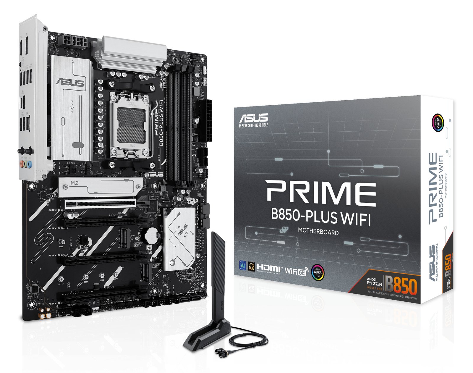 ASUS PRIME B850-PLUS WIFI - Motherboard - ATX - Socket AM5 - AMD B850 Chipsatz - Onboard-Grafik (CPU erforderlich) von LumaTech