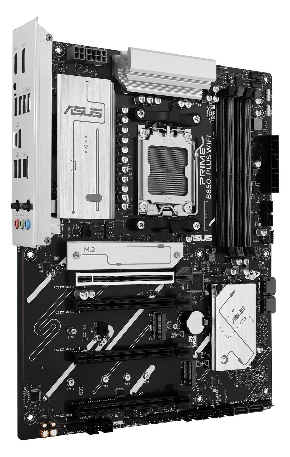 ASUS PRIME B850-PLUS WIFI - Motherboard - ATX - Socket AM5 - AMD B850 Chipsatz - Onboard-Grafik (CPU erforderlich), Ansicht 4