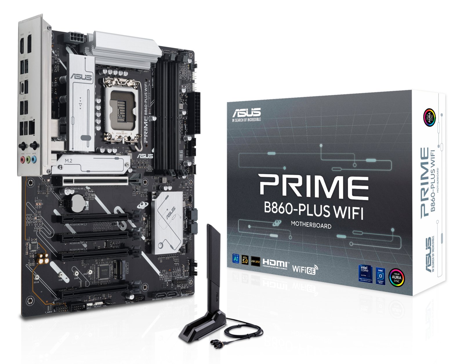 ASUS PRIME B860-PLUS WIFI - Motherboard - ATX - LGA1851-Sockel - B860 Chipsatz - Onboard-Grafik (CPU erforderlich) von LumaTech