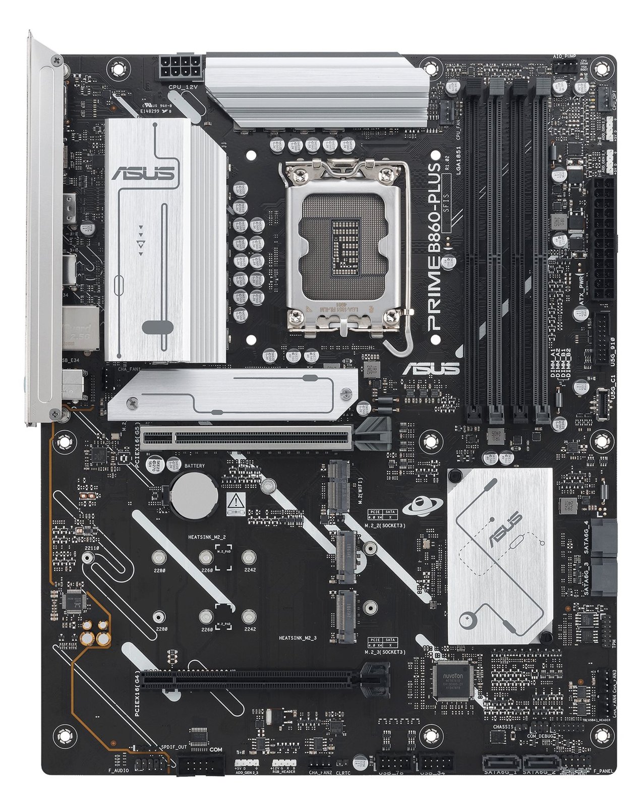 ASUS PRIME B860-PLUS-CSM - Motherboard - ATX - LGA1851-Sockel - B860 Chipsatz - Onboard-Grafik - 90MB1K00-M0EAYC von LumaTech