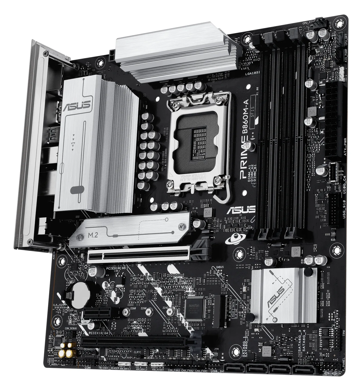 ASUS PRIME B860-PLUS-CSM - Motherboard - ATX - LGA1851-Sockel - B860 Chipsatz - Onboard-Grafik - 90MB1K00-M0EAYC, Ansicht 4