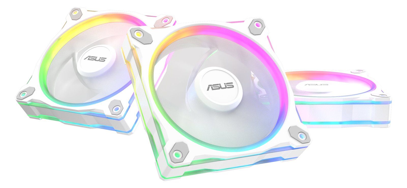 ASUS Prime MR120 - Gehäuselüfter - 120 mm - weiß (Packung mit 3) von LumaTech